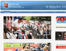 Tablet Screenshot of faithandfoundation.com